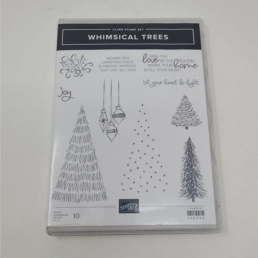 WHIMSICAL TREES Stamp Set CHRISTMAS TREES Dies Stampin Up Love Home Heart